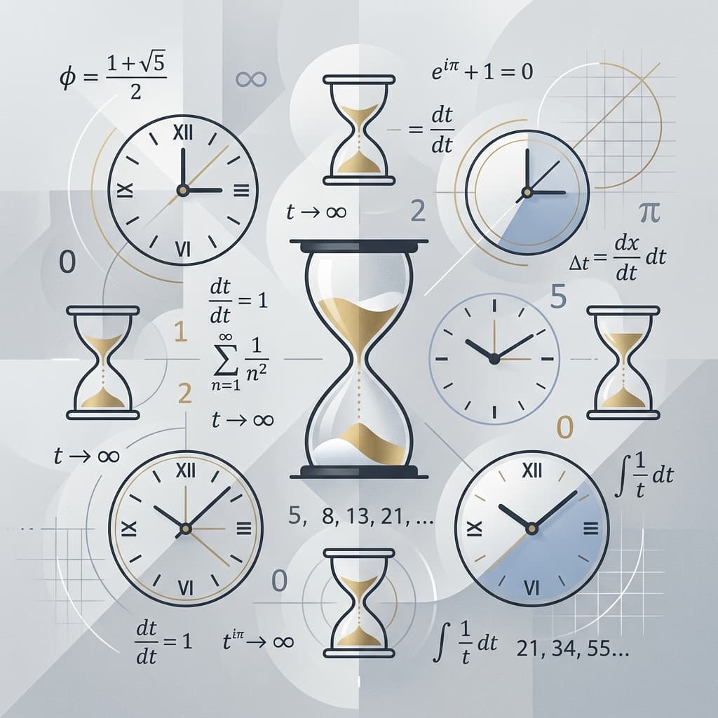 Mathematical visualization of time calculation