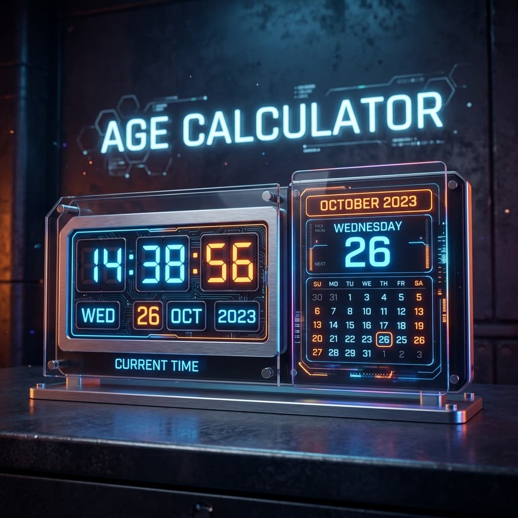 Age Calculator Online Visualization